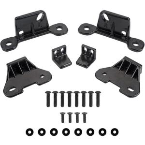 Hard Top Mounting Bracket Kits Compatible with Jeep Vehicle 2018-2024 Wrangler JL Gladiator JT, Complete One Set 20pcs Steel Hardtop Install Brackets Hard Top Mounting Bracket Kits Compatible with Jeep Vehicle 2018-2024 Wrangler JL Gladiator JT, Complete One Set 20pcs Steel Hardtop Install Brackets