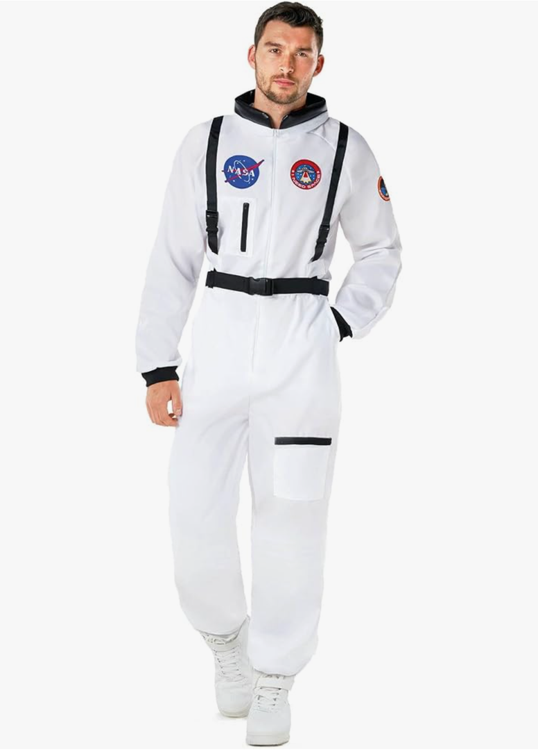 Morph Astronaut Costume Adult, Space Suit Men, Mens Halloween Costume Astronaut Suits, Nasa Space Suit Adult, Size L