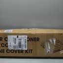 4" 26Ft Mini Split Line Set Cover, PVC Ductless Air Conditioner Decorative Pipe, Pump Covers, AC Line Cover Kit, for Outside Units Air Conditioners & Heat Pumps, All in One Set
