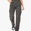 Womens Cargo Army Combat Work Pants with 8 Pockets Casual Cotton Ripstop Construction Pants size 12