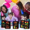 HABDJILTY 20Pcs Black History Month Gift Bags,Black Gift Bags Decorations for Black History Month Party Supplies Gifts