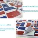 2 x QQSD Dominican Flag Sticker Decal in Multiple Sizes, 3 Pack, 11.7 x 8.3 Inches