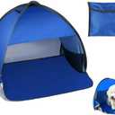 YCConcept Mini Tent for Pets Small Dog Tent for Beach Portable Pop Up Sun Shade Shelter with Phone Compartment for Puppy and Large Cats Small Animals Sun Canopy for Camping and Outdoor M