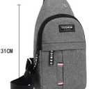 Shoulder Backpack Messenger Bag Adjustable Portable Men's Outdoor Hiking Sports Chest Bag