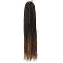 6 Packs Box Braids Crochet Hair Crochet Box Braids Pre-looped Synthetic Hair Crotchet Box Braids Hair 22 Inch (1B/30, 22inch)