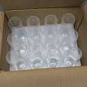 YANGNAY Stemless Champagne Flutes Set of 12, 8 oz - Clear Glass Toasting Glasses for Mimosa - Elegant Beverage Glassware