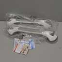 TAILI Grab Bars for Bathtubs and Showers 2 Pack Suction Grab Bar, Heavy Duty Shower Handle Removable Bath Handrails for Seniors and Elderly, Bathroom Safety Grip No Drilling Waterproof,Grey (16.8", Gray)