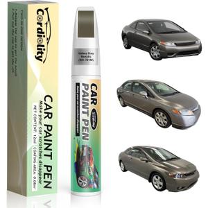 Galaxy Gray Metallic(NH-701M) Touch Up Paint Pen for Honda,Car Paint Scratch Repair Pen Quick and Easy Fix Auto Paint Scratch