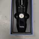 Men's Beard Trimmer, 20 Length Adjustable, IPX7 Waterproof Cordless Hair Clipper, Stainless Steel T-Blade for Precision Facial Hair Trimming for Men, LED Display(Black)