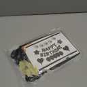 27 Pcs Black Birthday Decorations, 3D Foil Black Happy Birthday Balloon Banner, Pentagram Heart Foil Balloons Confetti Balloons Kit For Boys Girls Birthday Party Supplies