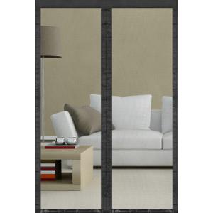 Heavy Duty Magnetic Fiberglass Screen Door with Reinforced Mesh - Fits Door Size 36x80inch, Self Sealing, Easy Install, Fresh Air Flow & Keep Bugs Out - Pet and Kid Friendly, Strong Magnet Design (Black)