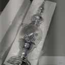 Christmas Snow Globe Lantern Snowflake Water Glittering Globe with 6H Timer Function Christmas Snow Globes 3 AA Battery Operated for Christmas Festival Decorations Gifts (Snowflake)