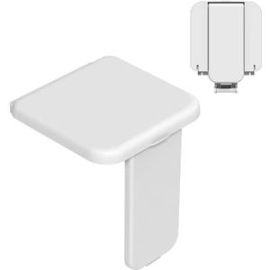 Wall Mounted Folding Shower Seat, White