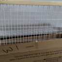 Toddleroo by North States - Extra-Wide Wire Mesh Wooden Baby Gate: Pressure Mounted Baby Gate for Doorways - Adjustable 29.5 to 50 Inches Wide - 31 Inches Tall