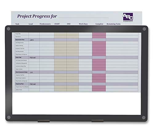 Iceberg Clarity Glass Custom Print Dry Erase Board, Office Supplies, 24.5" x 36.5", 1 Count