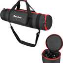 MagicLine Tripod Carrying Case Bag 33.5x7.9x7.9inch, with 2 Outer Pockets+1 Inner Pocket+3 Inner Compartments, Padded Carry Case for Light Stands,Mic Stands,Tripods,Monopods