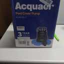 Acquaer 1/4 HP Automatic Swimming Pool Cover Pump, 2250 GPH Submersible Sump Pump with 3/4 Check Valve Adapter & 25ft Power Cord, Water Removal for Pool, Hot Tubs, Rooftops, Water Beds and more