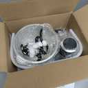 GANIZA Food Processors, Electric Food Chopper with Meat Grinder & Vegetable Chopper - 2 Bowls (8 Cup+8 Cup) with Powerful 450W Copper Motor - Includes 2 Sets of Bi-Level Blades for Fruits/Meat/Nuts (Black)