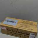 NATURE SUPPLIES Set of 2, Wood Cable Management Boxes, Large and Medium Cord Organizer to Hide Wires and Power Strips for TV, Desk, Computer, Router, Cable Storage and Organization, Black