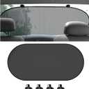 Car Window Shade, 39"20" Vehicle Rear Window Screen, Sun Shade for Car Back Window Provide Glare Shield and UV Rays Protection for Your Child, Universal Car Accessories