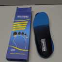 Walkhero Plantar Fasciitis Pain Relief Insoles High Arch Support Orthotic Shoes Inserts, Relieve Flat Feet and Foot Fatigue (Mens 6-6 1/2 | Womens 8-8 1/2, Blue)