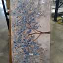 Abstract Large Wall Art Decor 29"x58" Blue White Wall Art For Living Room