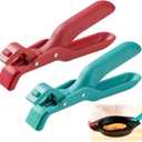 Hot Plate Grippers, Hot Plate Gripper Lifters Tongs, Multi-function Anti-Scald Bowl Clip,Silicone Non-slip Hot Dish Plate Holder, Portable Hot Bowls Tongs,Kitchen Utensil for Bowl, Dishes (Mix*2)