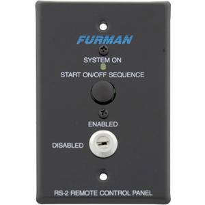 Furman RS-2 Remote System Control of Furman Power Sequencers, Keyswitch Panel, Maintained or Momentary Contact On/Off Sequence