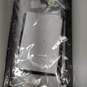 2 Pack License Plate Frames, 2 Holes Matte Black License Plate Frame,Aluminum License Plate Holder with Free Screws Fasteners Caps and Tool