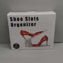 Shoe Slots Organizer 20 Pack - Shoe Stackers, Space Savers 50%, 4 Levels Adjustable, Double Layer Holders for Closet, White