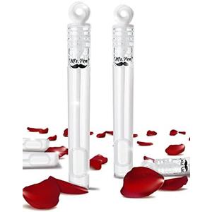 Mr. Pen- Mini Bubble Wands, 16 Pack, White Bubble Stick Toy for Wedding Supplies, Anniversaries, Valentine's Day Gift, Celebrations, Wedding Send Off, Party Favor for Guests