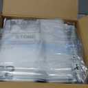 Amazon Basics Vacuum Storage Bags for Clothes, Compression Space Saving Storage Bags with Hand Pump, Reusable, Heavy-Duty Seal Protection, Multiple Sizes, White, 15-Pack