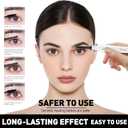 2 x Heated Eyelash Curlers-Electric Eyelash Curler for Makeup Tools USB Rechargeable,Fast Heat up Within 10s - 24 Hours Long Lasting baise2