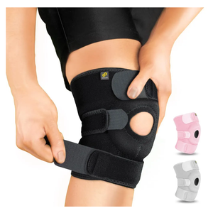 Bracoo Knee Support Brace for Men Women, Adjustable Compression Sleeve Wrap Patellar Pad Tendon - Arthritis Pain, meniscus tear, Injury Recovery, Running, Workout, KS10