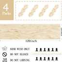 4 Pack Ivory Cheesecloth Table Runner 20 x 120 inch Gauze Table Runners 10 FT Long,Semi Sheer Cheese Cloth Fabric Table Runner Bulk for Wedding,Party,Baby Shower,Bridal Shower Decoration