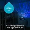 Angelcare Bobbi The Whale Ceiling Night Light Projector for Babies and Kids, Sleep Soother with Adjustable Volume Lullabies, White Noises, 3 Night Light Intensities