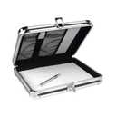 Vaultz Locking Storage Clipboard for Letter Size Sheets, Key Lock, Black (VZ00151)