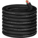 6/4 6 Gauge SOOW Electric Wire 6 AWG 6/4 Portable Power Cable 600V 4 Conductor 6 Gauge SOOW Extension Cord for Portable Light, Welder, Generator, NEMA 14-50 RV Outlet Box, EV Car Battery Charger-50ft (50 FT)