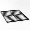 King Box Spring 2 Inch Box Springs for King Bed, Low Profile Bunkie Board Bed Slat Replacement with Fabric Cover, Metal Frame with Steel Slats, Easy Assembly