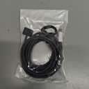 Upgraded USB-C to Magnetic 3 Cable Compatible with MacBook Air/Pro (2021-2025), 140W Fast Charging, 6.6ft Braided Replacement Power Cord for Apple MacBook Charger, Midnight