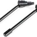 UTB18 RC Front & Rear Drive Shaft CVD Axle for Axial RC Crawler 1/18 UTB18 Capra Unlimited Trail Buggy RTR Upgrade Part (2pcs Front Drive Axles)