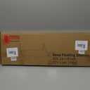 10 Inch Deep Floating Shelves, White Floating Shelves 30 Inch Long, Rustic Wood Wall Shelves 30"W x 10"D, Deep Floating Shelf with Bracket, Wide Storage Shelves for Books, Living Room, Bathroom