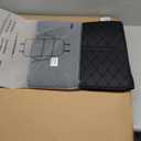 Seat Back Protector + Large Capacity Pocket Storage Organizer,Preventing The Impact of Children Stepping on The Seat Backrest (Style A-Black)