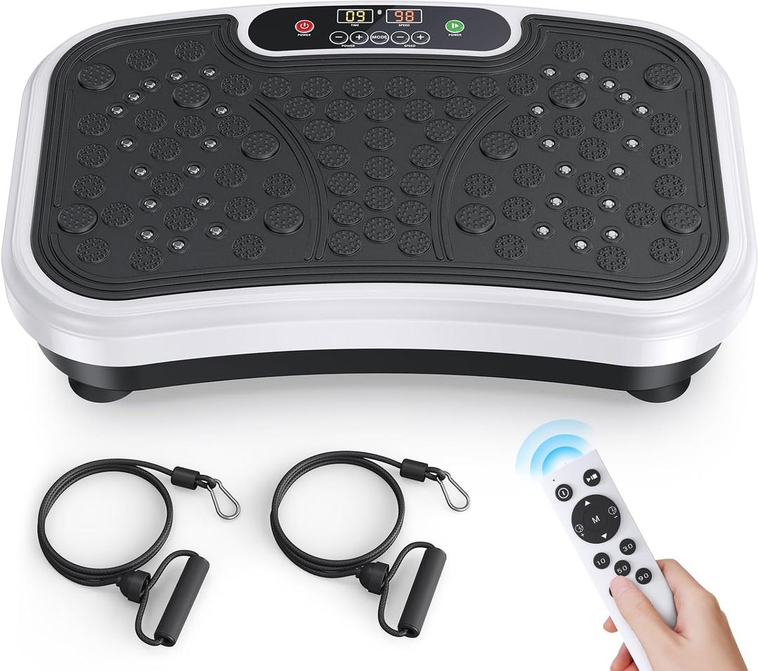 UTRYCO Whole Body Vibration Plate Exercise Machine Vibrating Plate Shaking with Weight 330lbs, Shake Plate Exercise Machine Vibration Platform for Fitness Equipment Workout