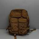 Sling Diaper Bag for Dad; Single-handed Diaper Changing System. Changing Pad and much more included (Khaki)