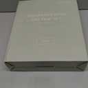 Decorative Concrete Tray & Book Decor Set - Scalloped Tray & Linen Box Enhance Your Coffee Table or Bookshelf Decor - Stylish Home Decoration for Your Living or Dining Room & as a Housewarming Gift