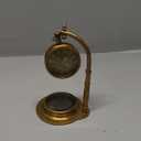 Anniversary Table Clock Compass Gift for Him Her | Vintage Decorative Desk Clock Romantic Gift Ideas for Husband Wife Wedding Anniversary Celebration Gift lovers boyfriend girlfriend (LOVE YOU - NEO), 1 Pack