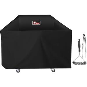 63 Inch Grill Cover for Weber New 2022 Genesis 300 and Genesis 300 Series, Outdoor BBQ Gas Grill Cover, Heavy Duty Waterproof Fade Resistant, Compared to Weber 7757