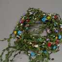 EBOOT 15 Pieces Assorted Colored Flower Crown Wreath Headband Garland Multicolor Headbands Floral Headpiece for Wedding Festival Vacation Fairy Party Photography Props