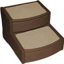 Pet Gear Easy Step II Extra Wide Pet Stairs, 2 Step for Dogs/Cats Up To 200 Pounds, Removable/Washable Carpet, Easy Assembly (No Tools Required), 3 Colors